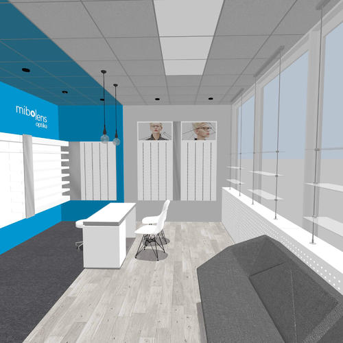 Clean optical store design - basic 3D rendering
